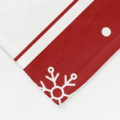 Gingerbread House Christmas Fleece Deken (Hoek)