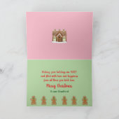 Gingerbread House Christmas - Geheime vriend Feestdagen Kaart (Binnen)