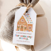 Gingerbread House Christmas Holiday Cadeaulabel