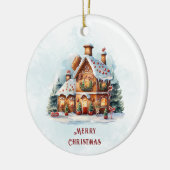 Gingerbread House Christmas Holiday Ornament (Links)