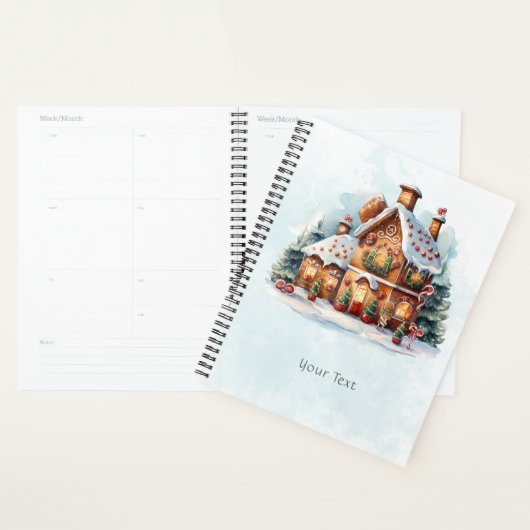 Gingerbread House Christmas Holiday Planner (Display)