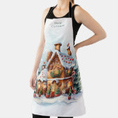 Gingerbread House Christmas Holiday Schort (Insitu)