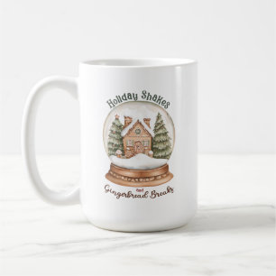 Gingerbread House Christmas Holiday Snow Wereldbol Koffiemok