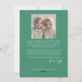 Gingerbread House Christmas Magic wenskaart Feestdagenkaart (Achterkant)