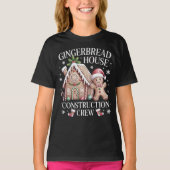 Gingerbread House Construction Crew - Christmas T-shirt (Voorkant)
