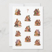 Gingerbread House Contest Party Uitnodiging (Achterkant)