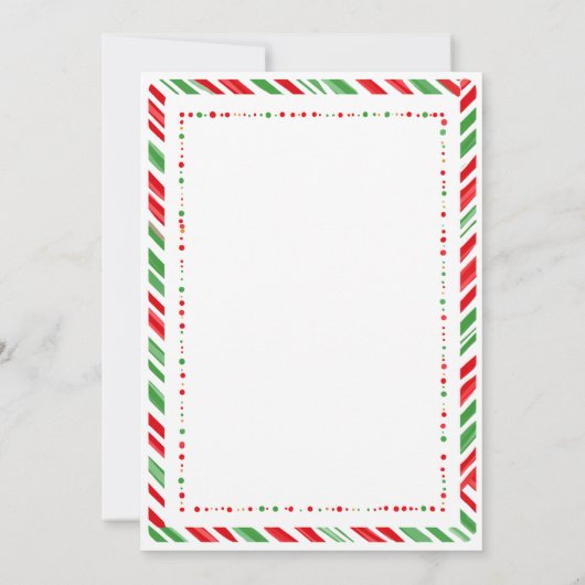 Gingerbread House Cookie Exchange Party Kaart (Achterkant)