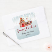 Gingerbread House Cookie Jar cadeau sticker (Envelop)