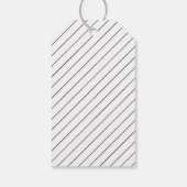 Gingerbread House & Cookies Vrolijk kerstfeest Lab Cadeaulabel (Achterkant)