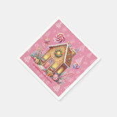 Gingerbread House Decorating Contest Servet (Hoek)