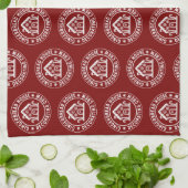 Gingerbread House Decorating Crew Christmas Family Theedoek (Gevouwen)