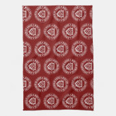 Gingerbread House Decorating Crew Christmas Family Theedoek (Verticaal)