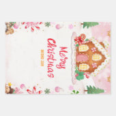 Gingerbread House Decorating Party Inpakpapier Vel (Voorkant)