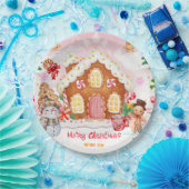Gingerbread House Decorating Party Papieren Bordje (Feest)