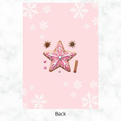 Gingerbread House Decorating Party Pink Kaart