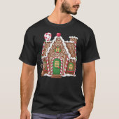 Gingerbread House Design T-shirt (Voorkant)