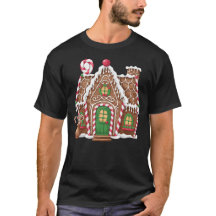 Gingerbread House Design T-shirt