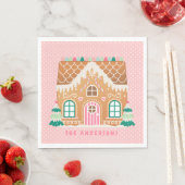 Gingerbread House | Gepersonaliseerde servetten (Insitu)