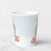 Gingerbread House Gingerbread Train Paper Cup Papieren Bekers (Links)