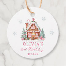 Gingerbread House Girl 1e verjaardagsfeestje