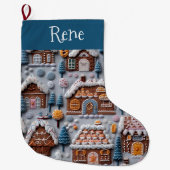 Gingerbread House Grote kerstkous Grote Kerstsok (Voorkant)