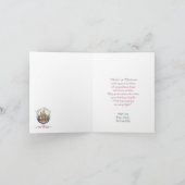 Gingerbread House in Snow Wereldbol Kerstvakantie Kaart (Binnen)