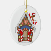 Gingerbread House  Keramisch Ornament (Rechts)