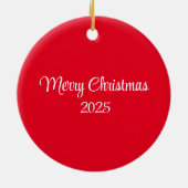 Gingerbread House  Keramisch Ornament (Achterkant)