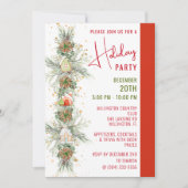 Gingerbread House Kerst Garland Party Kaart (Voorkant)