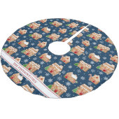 Gingerbread House Kerstboom Rok (Gekanteld)