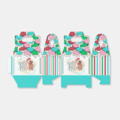 Gingerbread House Kerstfeest Favor Box Bedankdoosjes (Uitgevouwen)
