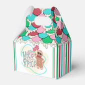 Gingerbread House Kerstfeest Favor Box Bedankdoosjes (Voorkant Zijde)