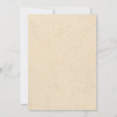 Gingerbread House Kerstmis Bewegende aankondiging (Achterkant)