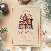 Gingerbread House Kerstmis Bewegende aankondiging