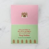 Gingerbread House Kerstmis - kleindochter Feestdagen Kaart (Binnen)