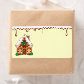 Gingerbread House Keuken Label (Insitu)