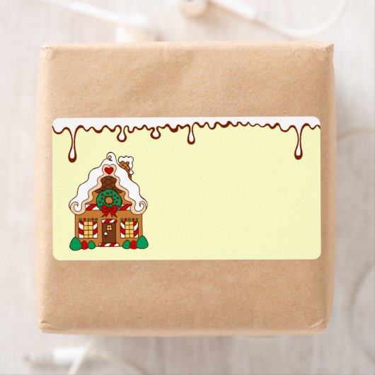 Gingerbread House Keuken Label (Insitu)