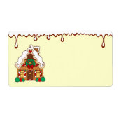 Gingerbread House Keuken Label (Voorkant)