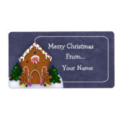 Gingerbread House Label (Voorkant)