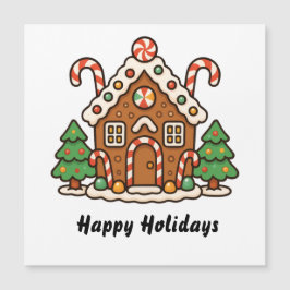 Gingerbread House Magnetic Card