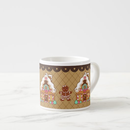 Gingerbread House Mug Espresso Kop (Voorkant rechts)