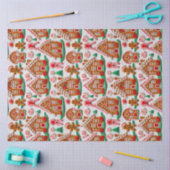 Gingerbread House Needlework Kerst Feestdagen Tissuepapier (Craft)