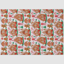 Gingerbread House Needlework Kerst Feestdagen Tissuepapier