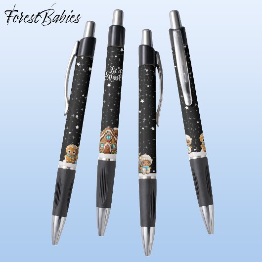 Gingerbread House Night Scene, Laat het Sneeuwen,  Pen