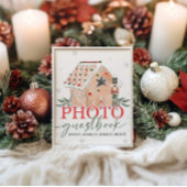 Gingerbread House Notenkraker Guest Book Tafelbord Poster