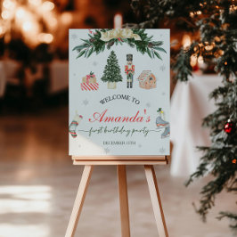 Gingerbread House Notenkraker Verjaardag Welkomstb Poster