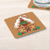 Gingerbread House Onderzetters  (Gebogen)