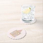 Gingerbread House Papier Onderzetter (Insitu)