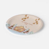 Gingerbread House Party Brown Papieren Bordje (Gekanteld)