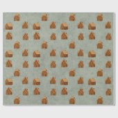 Gingerbread House Patroon Inpakpapier (Vlak)